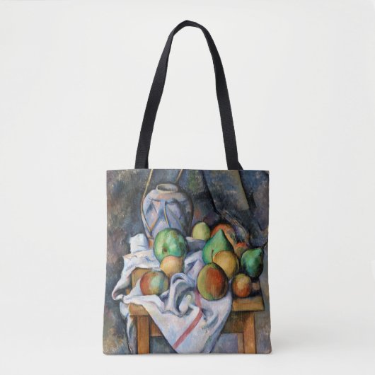 静物画(果物) ポール・セザンヌ トートバッグ (正面)