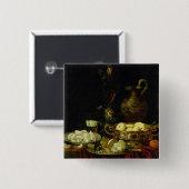 静物画 缶バッジ (正面&裏面)