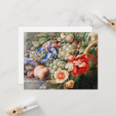 静物花と果実のアークラシカルト カード (正面/裏面インサイチュ)