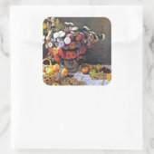 静物花と果実素晴らし芸術 スクエアシール (バッグ)