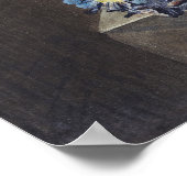 静物花瓶の花の花束ヴィンテージ ポスター (角)