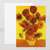 静物花瓶15本のひまわり ヴィンセント・ヴァン・ゴッホ (正面/裏面)