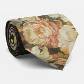 静物花、ビンテージ花卉バロック ネクタイ (ロール)