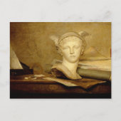 静物芸術の属性を持つ生活, 1765-66 ポストカード (正面)