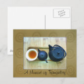 静物茶会設定写真 オーダーメイド テキスト ポストカード (正面/裏面)