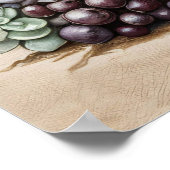 静物詩：ワイン1 ポスター (角)