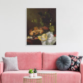 静物詩， 17世紀 キャンバスプリント (インサイチュ (リビング))