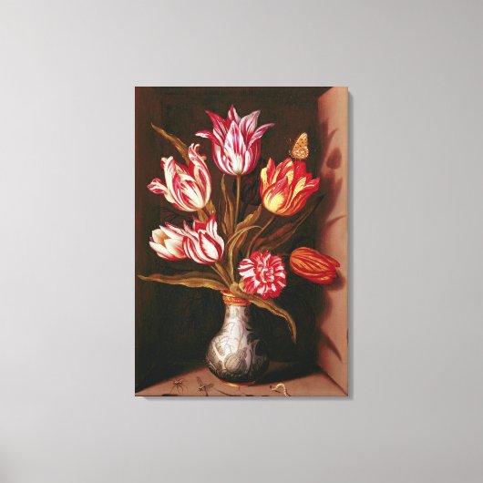 静物詩， 17世紀 キャンバスプリント (正面)