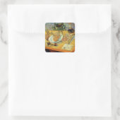 静物・デッサン板のある静物 by ヴィンセント・ヴァン・ゴッホ スクエアシール (バッグ)