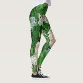 静物：ヴィンセント・ヴァン・ゴッホのピンクのバラ レギンス (右)