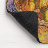 静物、ヴィンセント・ヴァン・ゴッホのリンゴの籠 マウスパッド (コーナー)