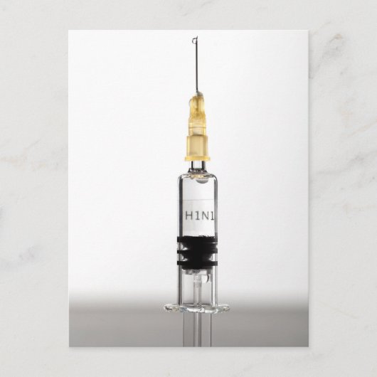 静物，白い背景 ポストカード (正面)