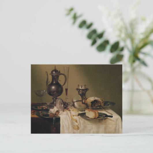 静物， 1642 ポストカード (スタンド正面)