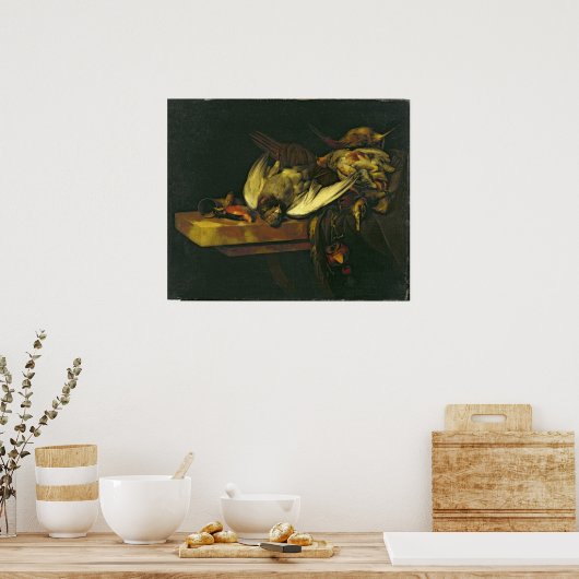 静物， 1663 ポスター (キッチン)