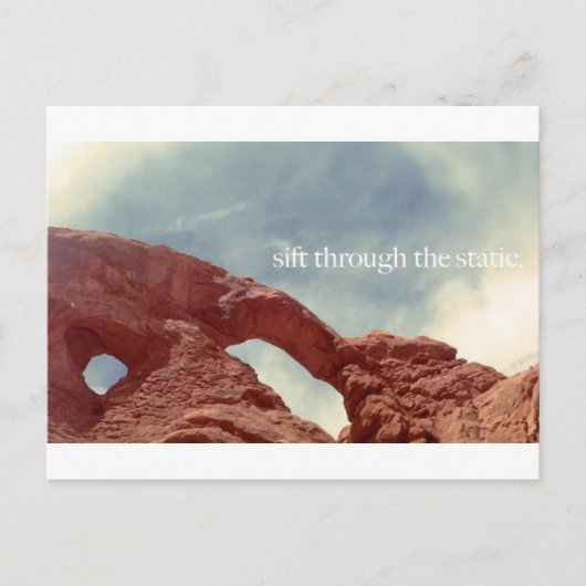 静的なものを探し出す ポストカード (正面)