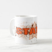 静的なマグ コーヒーマグカップ (正面左)