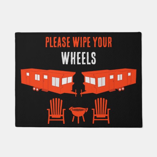 静的キャラバンホームギフト ドアマット (正面)