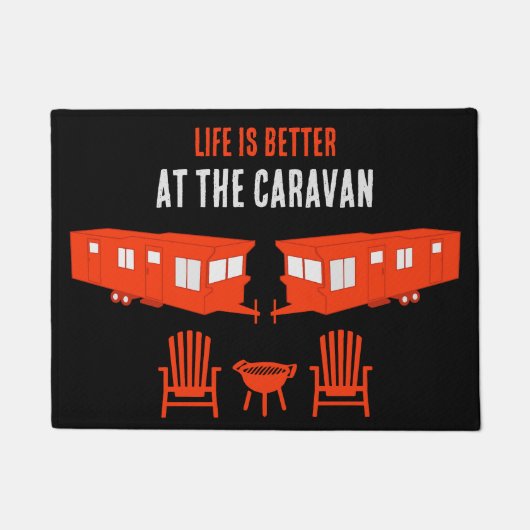 静的キャラバンホームギフト ドアマット (正面)