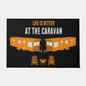 静的キャラバンホームギフト ドアマット (正面)