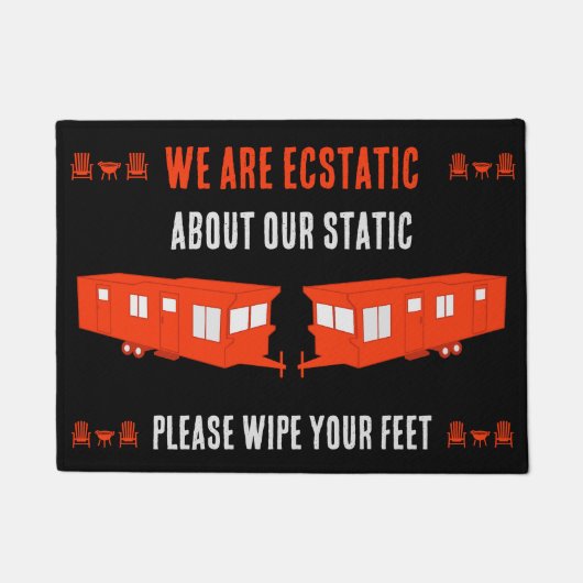 静的キャラバンホームギフト ドアマット (正面)