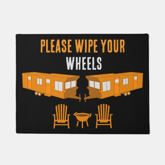 静的キャラバンホームギフト ドアマット (正面)