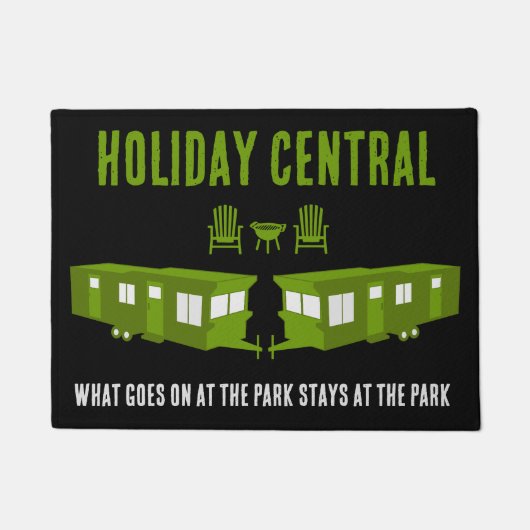 静的キャラバンホームギフト ドアマット (正面)