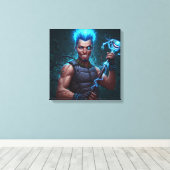 静的ジェスター キャンバスプリント (インサイチュ (ウッドフロア))