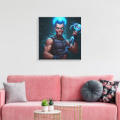 静的ジェスター キャンバスプリント (インサイチュ (リビング))