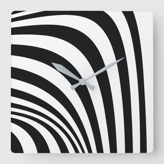 静的スタイル スクエア壁時計 (正面)