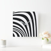 静的スタイル スクエア壁時計 (ホーム)