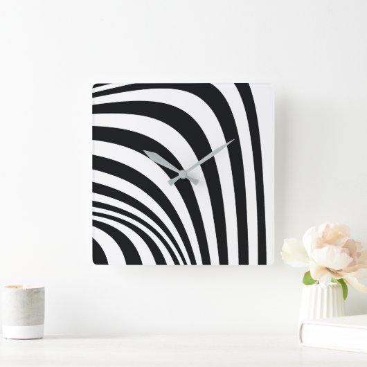 静的スタイル スクエア壁時計 (ホーム)