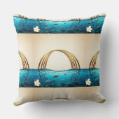 静穏な水流 クッション (裏面)