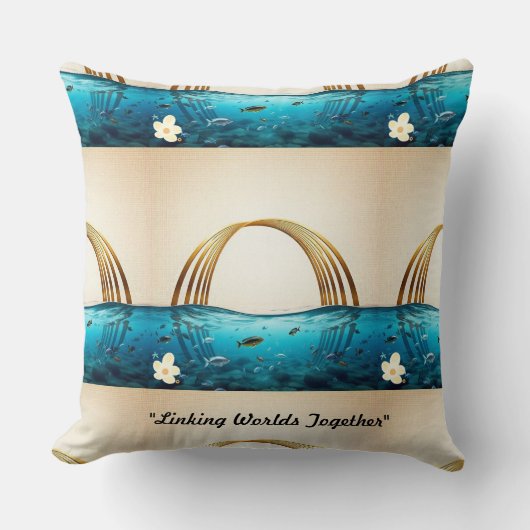 静穏な水流 クッション (正面)