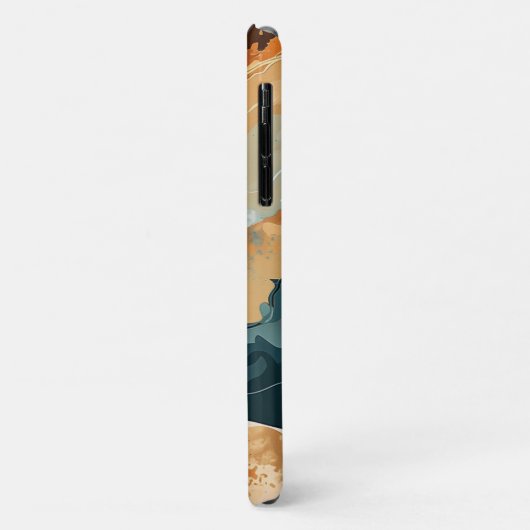 静穏な波 Case-Mate iPhoneケース (裏面/左)