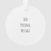 静穏の祈り オルナメント オーナメント (裏面)