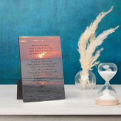 静穏の祈り フォトプラーク (側面)