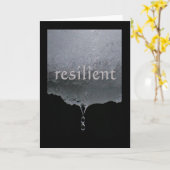 静穏性のワードドロップ:耐障害性 カード (黄色い花)