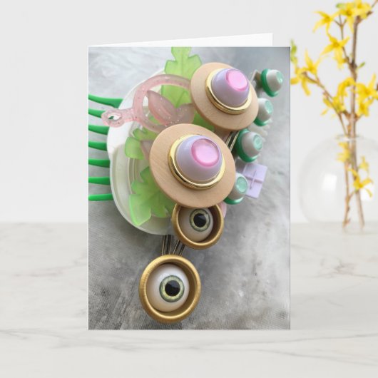 静穏 カード (黄色い花)