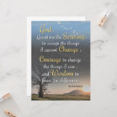 静穏、勇気、知恵 カード (正面/裏面インサイチュ)