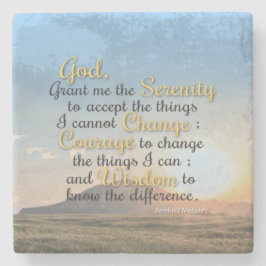 静穏、勇気、知恵 ストーンコースター