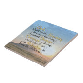 静穏、勇気、知恵 タイル (側面)