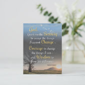 静穏、勇気、知恵 ポストカード (スタンド正面)