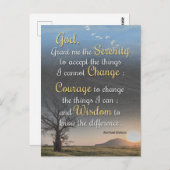 静穏、勇気、知恵 ポストカード (正面/裏面)