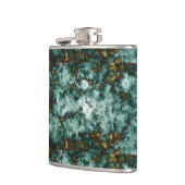 静脈との緑の大理石の質 フラスク (左)