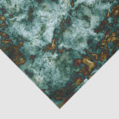 静脈との緑の大理石の質 薄葉紙 (詳細)