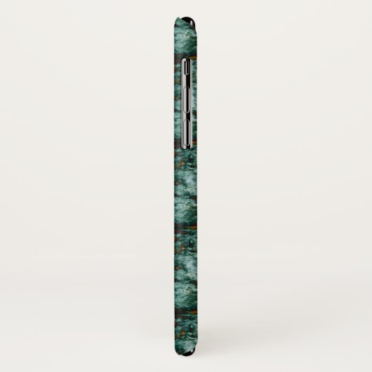 静脈との緑の大理石の質 Case-Mate iPhoneケース (裏面/左)