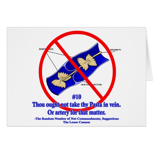 静脈によるパスタ (正面横)