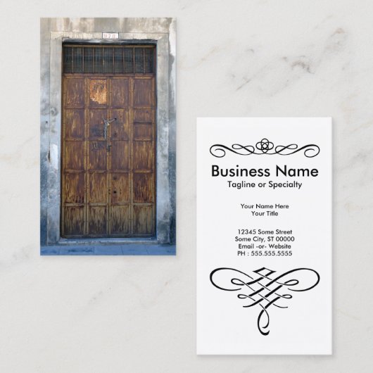 静脈ドア 名刺 (正面/裏面)