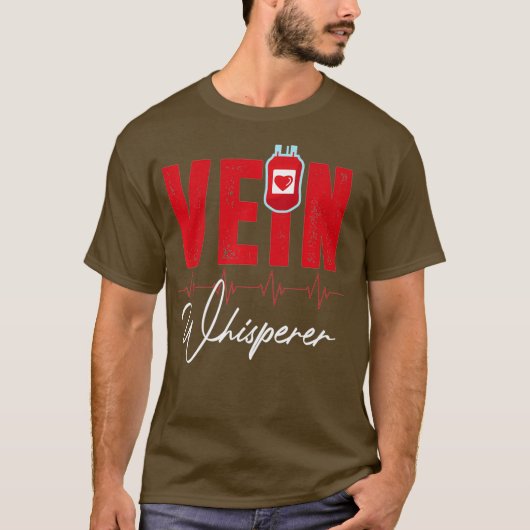静脈内おもしろい開静脈切開術 Tシャツ (正面)