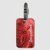 静脈内の赤血球 ラゲッジタグ (正面縦)